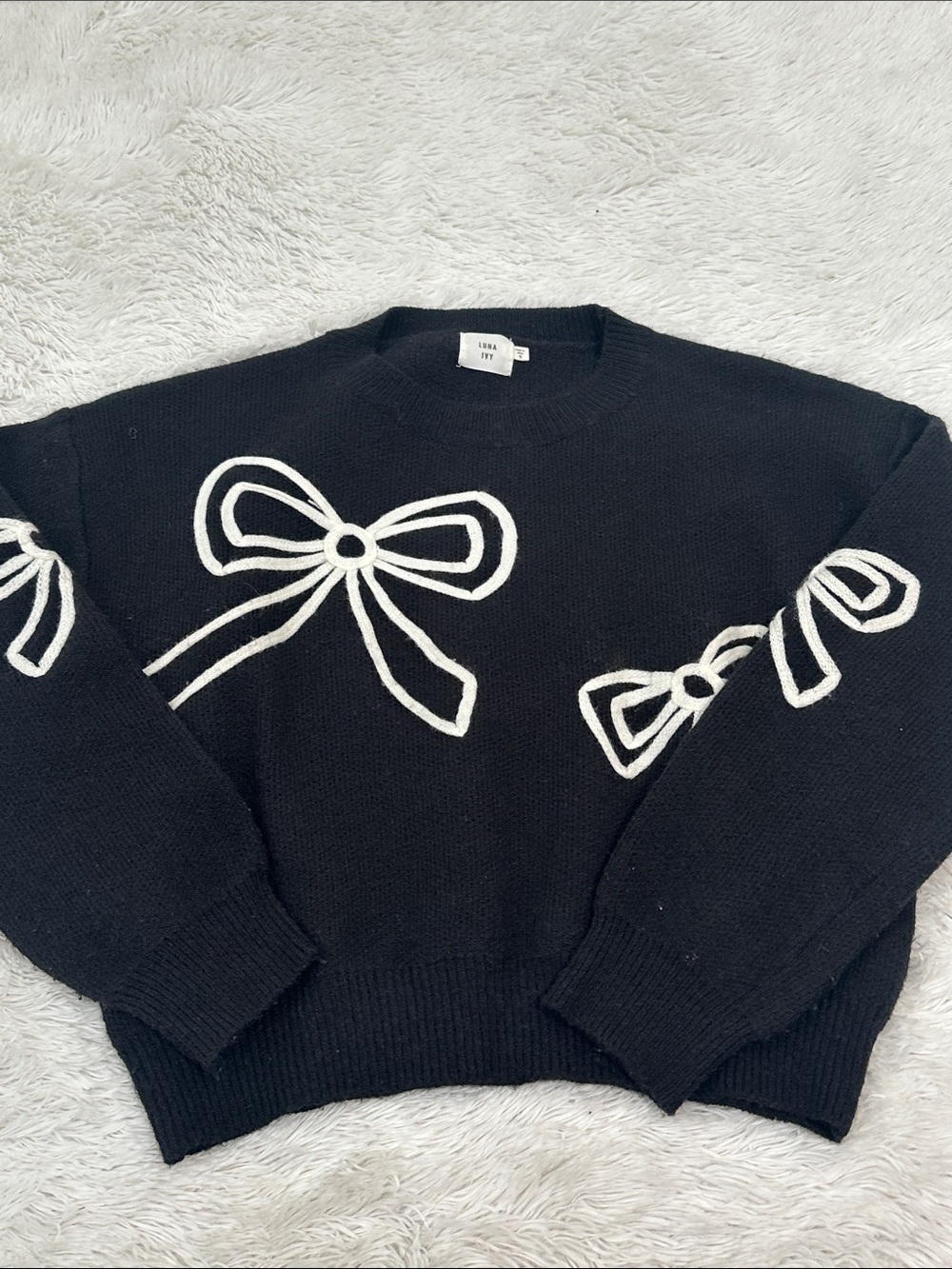 ❤️ Luna Ivy Bow Detail Sweater